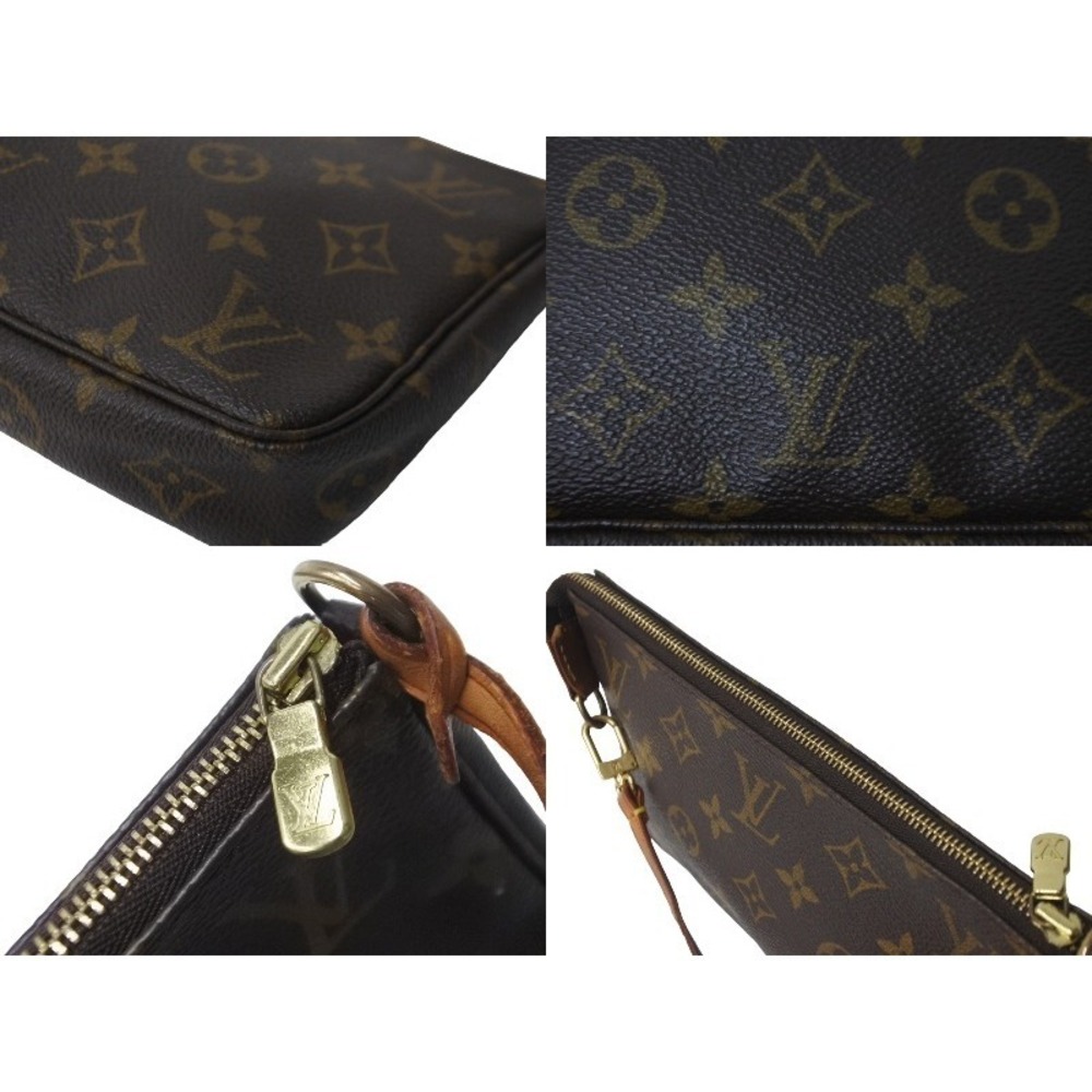 Louis Vuitton Pochette Monogram Accessoires Pouch Brown Accessory - Picture 9 of 9
